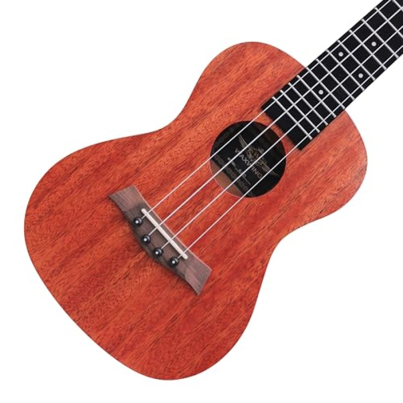 Professional Concert Ukulele, Mahogany Wood Body, 4 String, Black Fretboard Professional Concert Ukulele, Mahogany Wood Body, 4 String, Black Fretboard