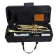 Professional Bb Trumpet, Brass Body, Chrome-Plated Mouthpiece, Gold Lacquer Finish Professional Bb Trumpet, Brass Body, Chrome-Plated Mouthpiece, Gold Lacquer Finish